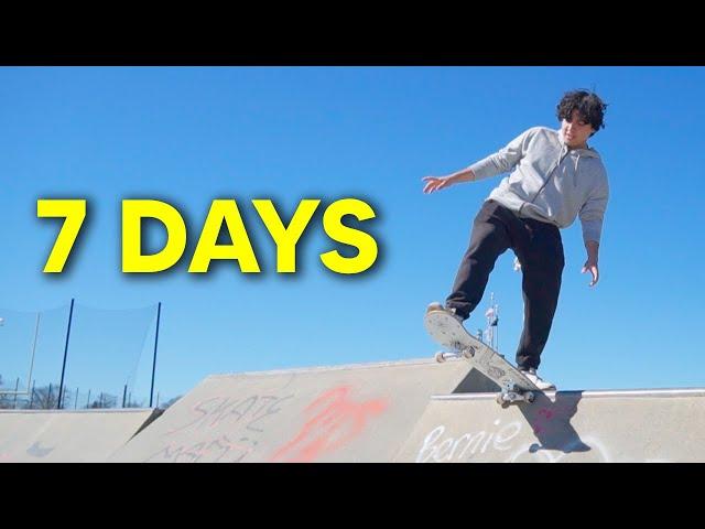 I Learned How to Skateboard In a Week