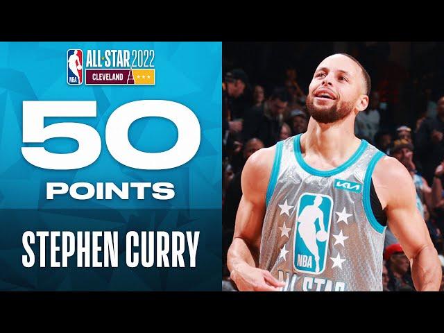 Stephen Curry NBA RECORD 16 THREES & 50 PTS at 2022 NBA All-Star 