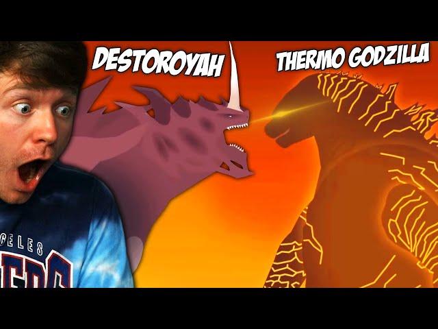 Reacting to THERMO GODZILLA vs DESTOROYAH the FIGHT