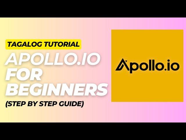 Apollo.io Tagalog Full Tutorial For Beginners | Freelancing Tools For Lead Generation