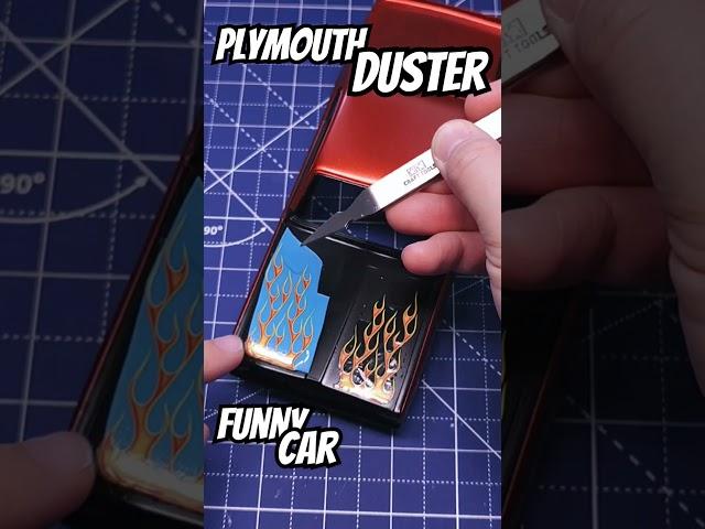 Revell Plymouth Duster Funny Car! decals done! #revell #adhoccars #scalemodel