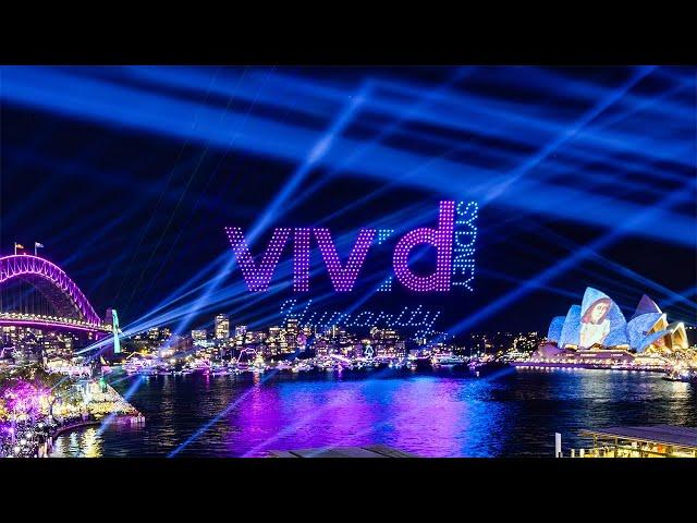 Vivid Sydney 2024 Drone Show (FULL) // Love Is In The Air