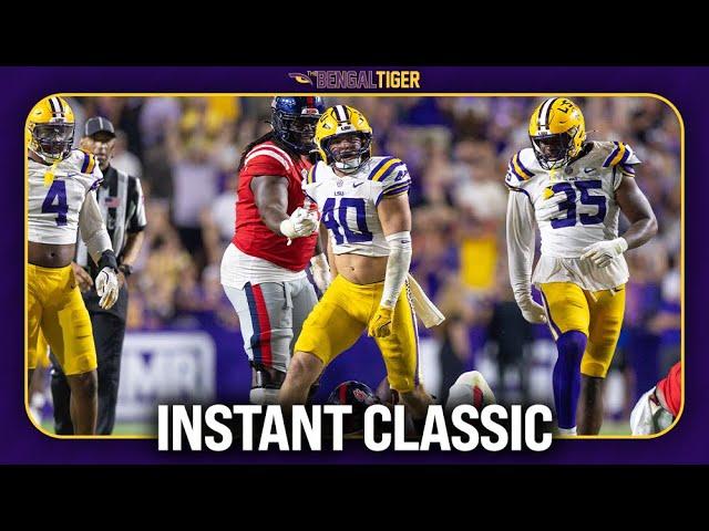 The Tigers win a THRILLER!!! LSU vs Ole Miss instant reaction!