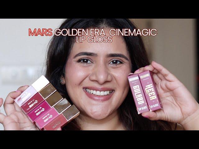 MARS Golden Era Cinemagic lip gloss review & swatches |DrSmileup|