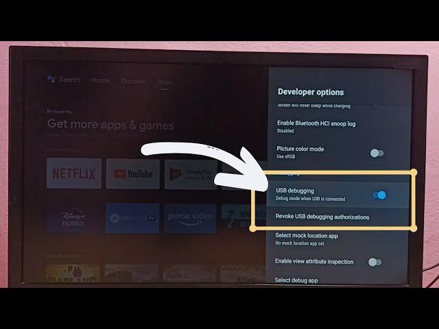 TCL Android TV : How to Enable or Disable USB Debugging Mode