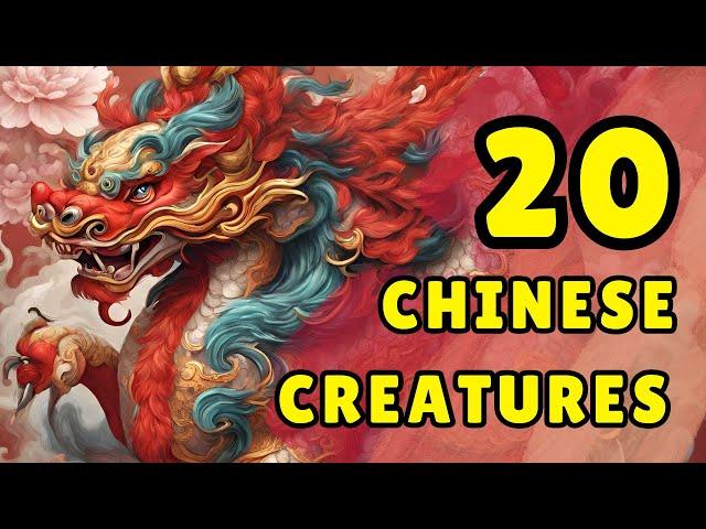 20 Chinese Mythical Animals EXPLAINED | Chinese mythology