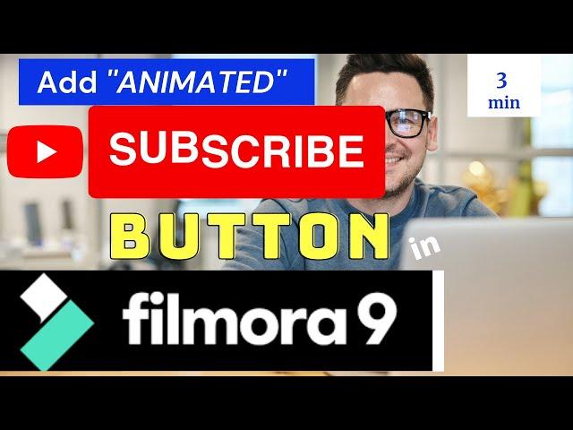 How to Add SUBSCRIBE Button on a Video and a BELL Icon in Filmora 9 (2021)