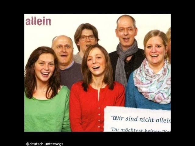 Lied Wir sind nicht allein | Musik | Niveau A1 | Deutsch lernen (Deutsch.unterwegs)