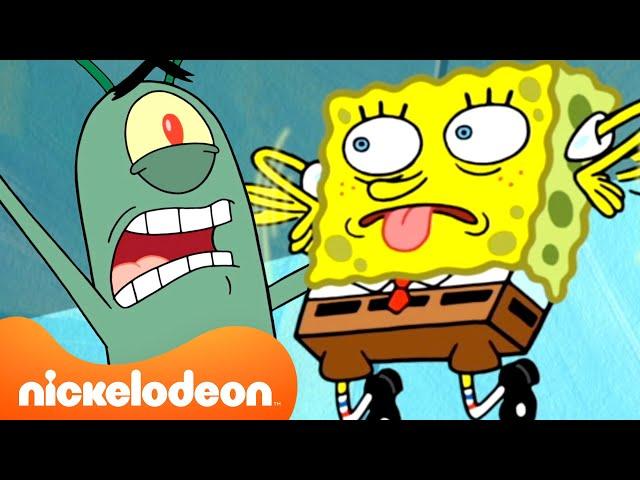 Every Time Plankton’s Plans Backfired!  | SpongeBob SquarePants | Nickelodeon UK