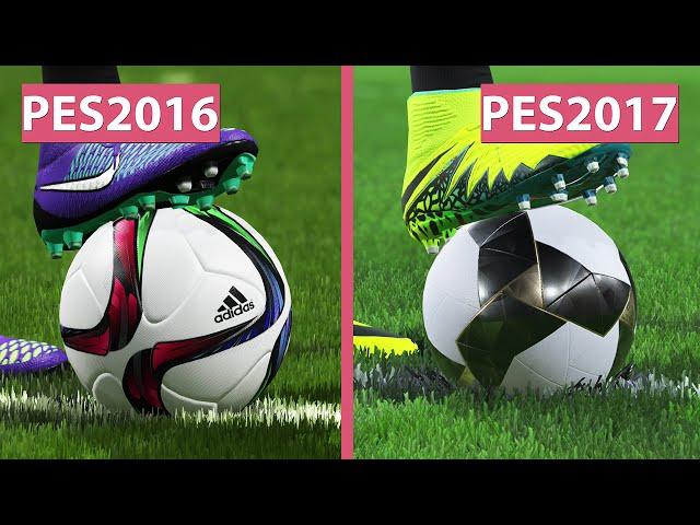 PES 2016 vs. PES 2017 Demo Graphics Comparison on PS4 Pro Evolution Soccer