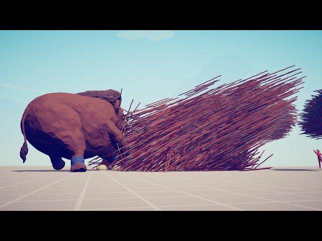 MAMMOTH vs EVERY GOD - Totally Accurate Battle Simulator TABS