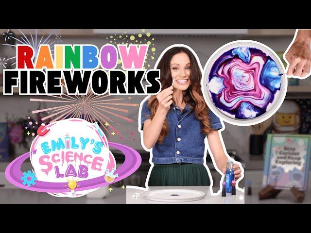 Emily's Science Lab - Milk Fireworks - Soap Science Experiment for Kids