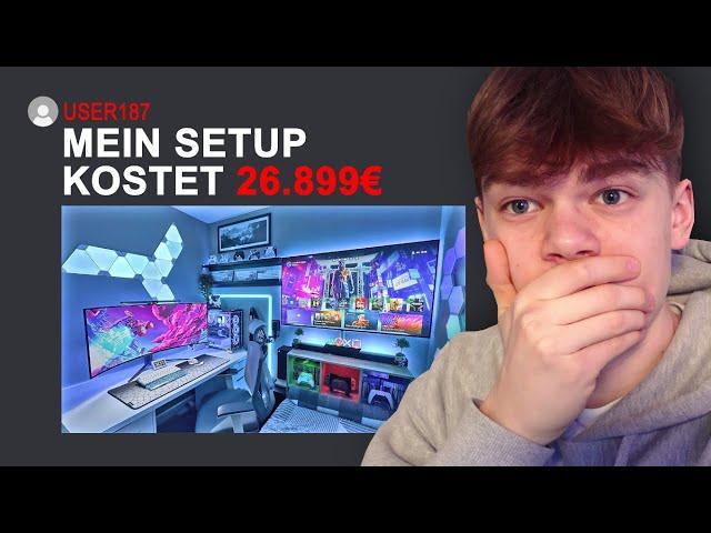 Die PREISE eurer GAMING SETUPS sind verrückt...