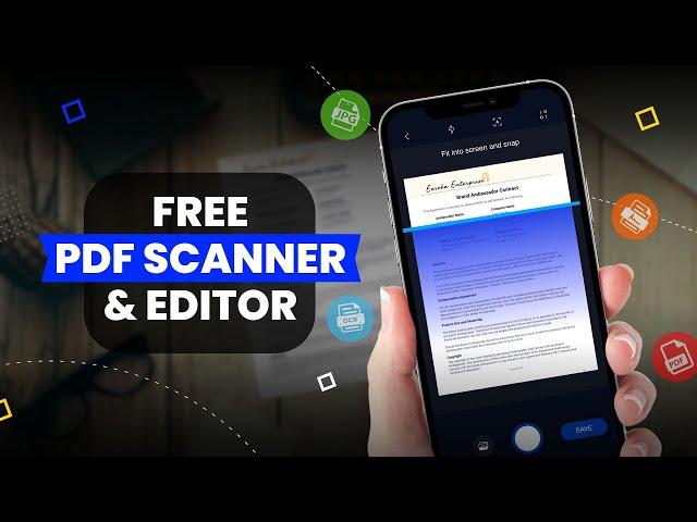 Scan any document on iPhone | Free PDF Scanner and Editor App for iOS