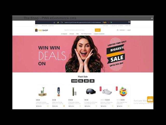 The Shop - PWA eCommerce cms