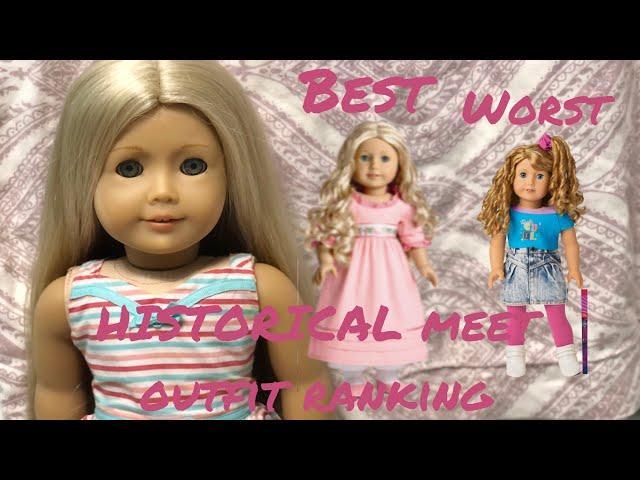 American Girl Historical Meet Outfit Ranking