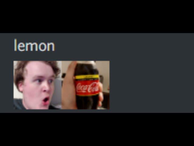 big fat man drinks lemon and ascends