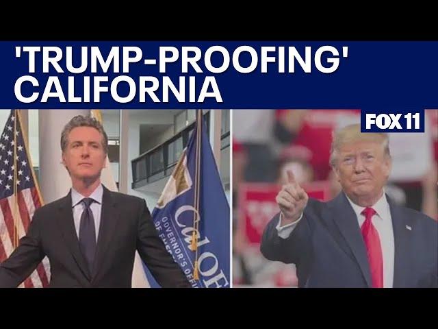 Newsom looking to 'Trump-proof' California