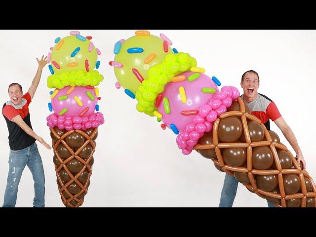  BALLOON ICE CREAM  balloon decoration ideas - Gustavo gg