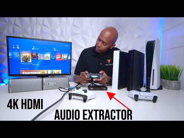 4k HDMI Audio Extractor With Optical and 3.5mm Outputs (HDA-912)