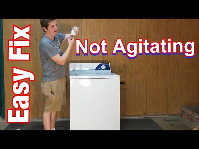 GE Hotpoint  or RCA Washer spinning but not agitating step by step easy repair