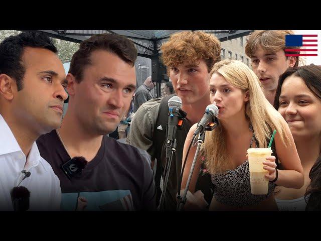 Charlie Kirk and Vivek Ramaswamy Take on Woke Mob at the University of Pittsburgh