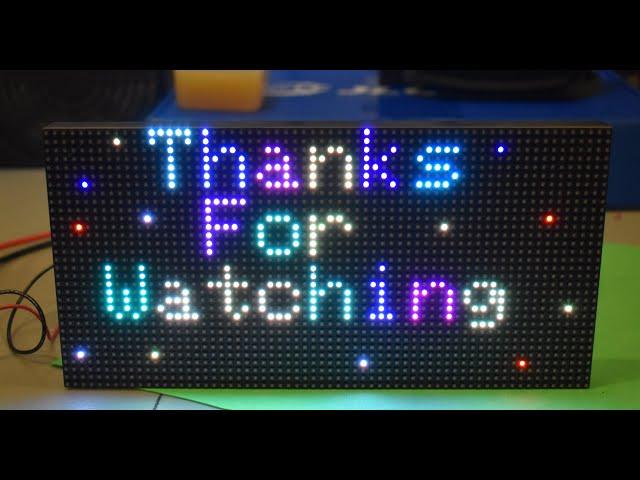 TSJ Electronics: DIY Dot Matrix Video Instructions