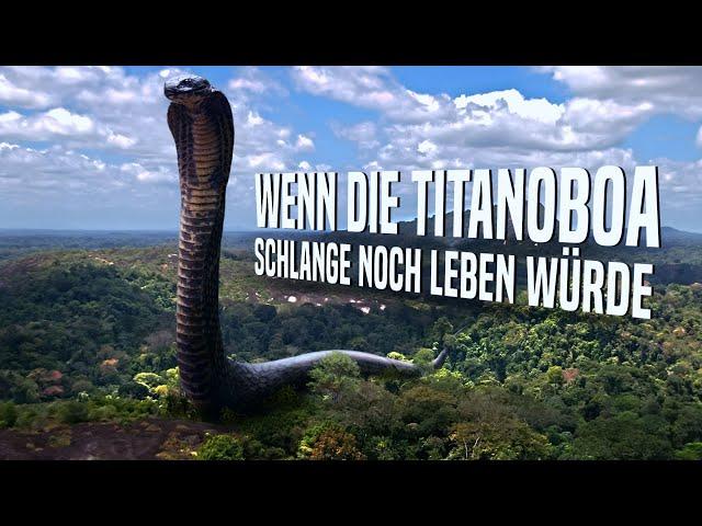 Wenn Die Titanoboa Schlange Noch Leben Würde?