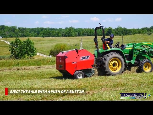 The Ibex TM40 3x3 Round Baler