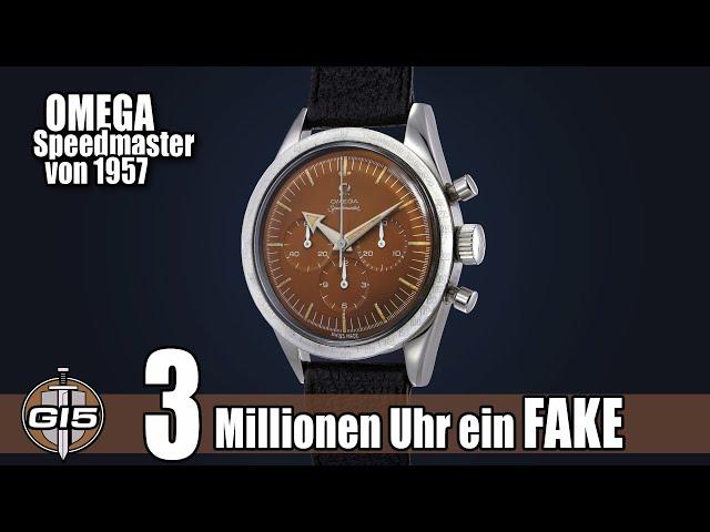 OMEGA Speedmaster FAKE von 1957 für 3 Millionen versteigert -  ein rafinierter dreiecks BETRUG