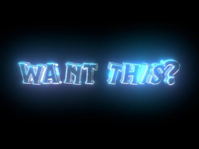 3D Text Like @GOJO    - Node Video [FREE PRESET]