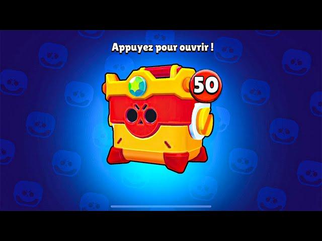 50 OMEGA BOITES - Le plus SPECTACULAIRE PACK OPENING de L'HISTOIRE de BRAWL STARS 