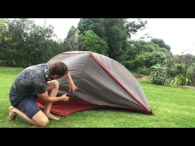 Forclaz TREK 900 1 person tent (quick review - in rainstorm) 1.3kg value ultralight trekking tent