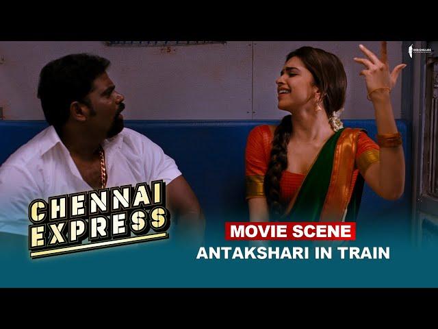 Antakshari In Train | Movie Scene | Chennai Express | Shah Rukh Khan | A Film By Rohit Shetty