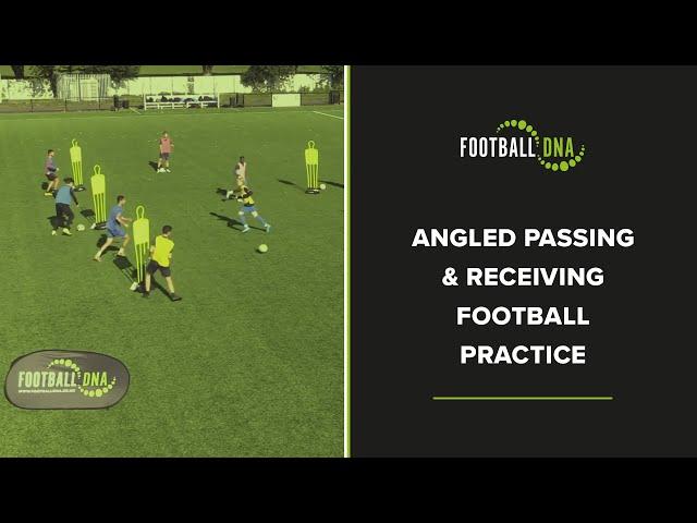 Football Coaching Drills: Angled Passing & Receiving