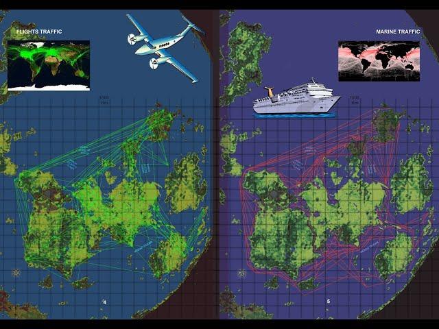 Flights and Marine Traffic Maps