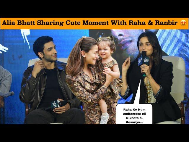 Alia Bhatt Talk About Her Daughter Raha  During Jigra Movie Promotion In Delhi 