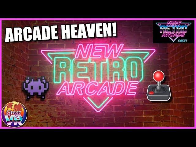 NEW RETRO ARCADE: NEON VR Gameplay |  Let's Explore!