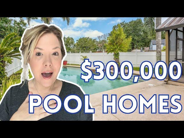 Top 6 $350,000 OR LESS Pool Homes Near Orlando -- Some Under $2000/mo