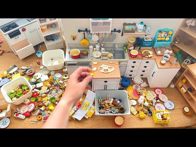 Miniature kitchen set installation  ASMR  Re-ment Collection 