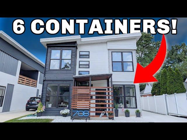 Inside a MASSIVE 6 unit Shipping Container Home Near Detroit, Michigan