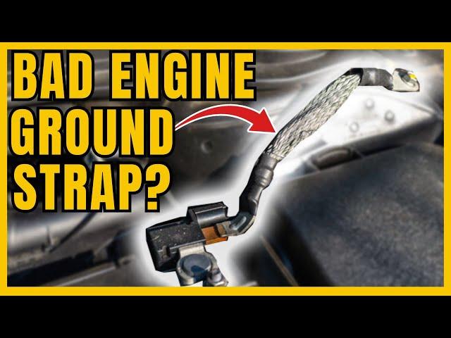 8 SYMPTOMS of a Bad Car Negative Battery Cable | Signs Engine Ground Strap is Faulty