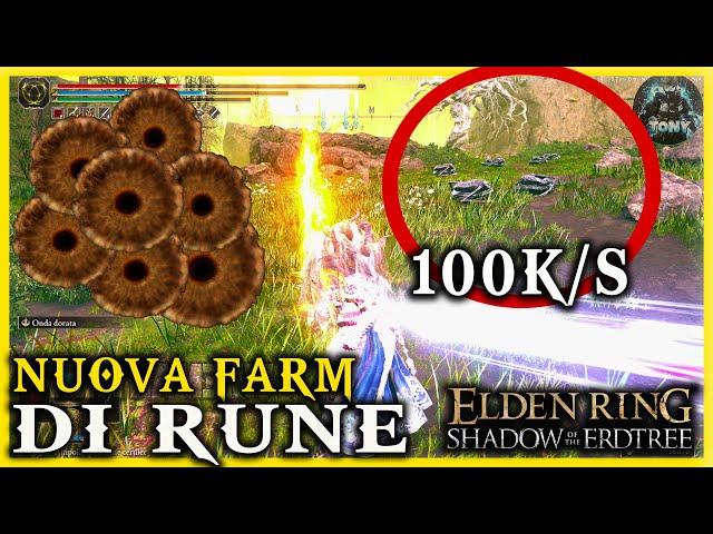 NUOVA FARM DI RUNE SU ELDEN RING SHADOW OF THE ERDTREE #tonygam3r17 #eldenring 100.000 AL SECONDO