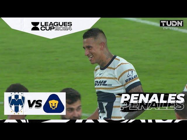 ¡TANDA COMPLETA! Pumas gana en PENALES y avanza  | Rayados vs Pumas | Leagues Cup 2024 | TUDN