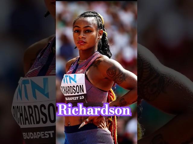 sha'carri Richardson 100m Racer #100m #sprint #richardson #athlete