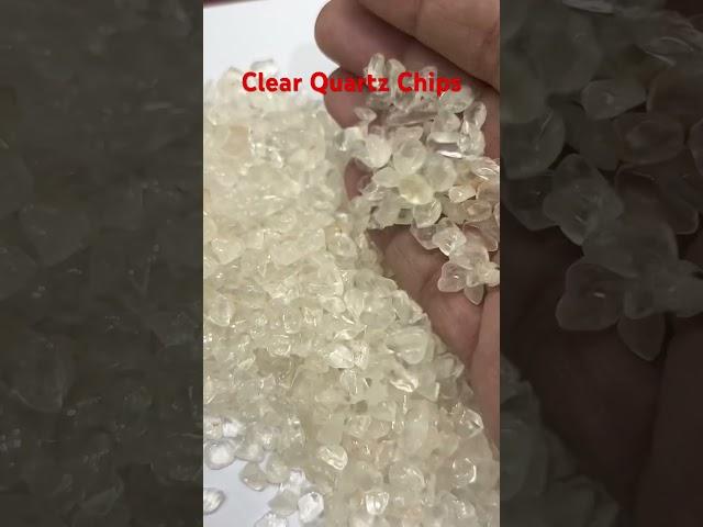 Clear Quartz Chips #gems #madaangems #cabochon #gemstone #healing #healing