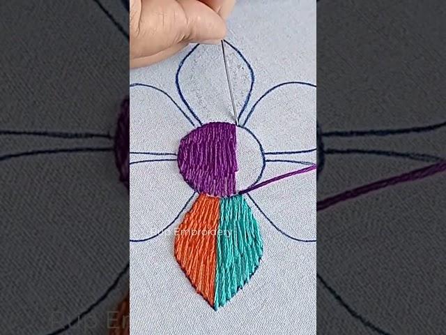 HOW TO EMBROIDERY ROMANIAN STITCH #beginnersstitch #embroidery #handembroidery