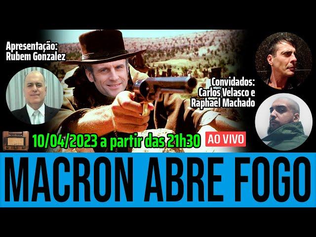 URGENTE | Macron 4BRE F0G0 contra Biden | Ucrânia: Contraofensiva virou M4SS4CR3 | Live Geoforça