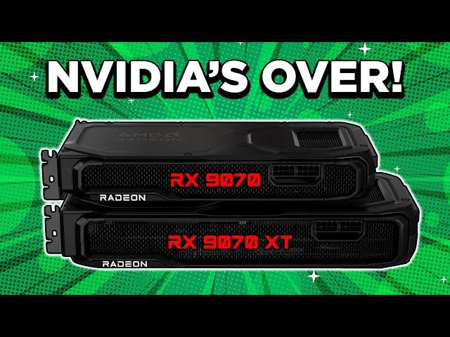 9070 XT & 9070 Just AT Nvidia’s LUNCH!