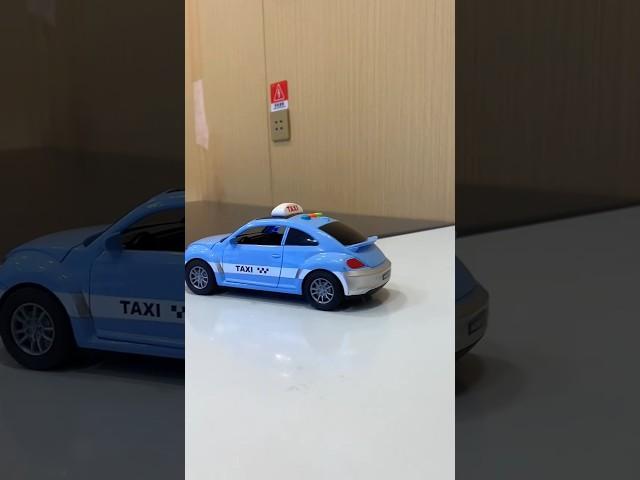 Cool Blue Taxi Toy Car with Lights & Doors Opening! Smooth Drive Action! #TaxiRide #RCStyle
